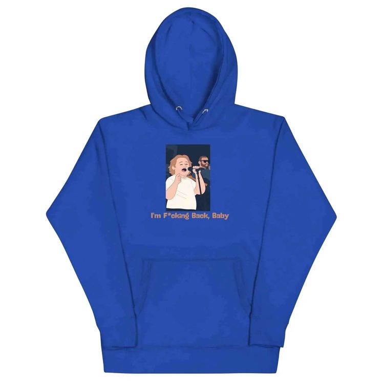 Immagine di Lewis Capaldi I'm Back Unisex White Graphic Artist Fan Gift Hoodie 9