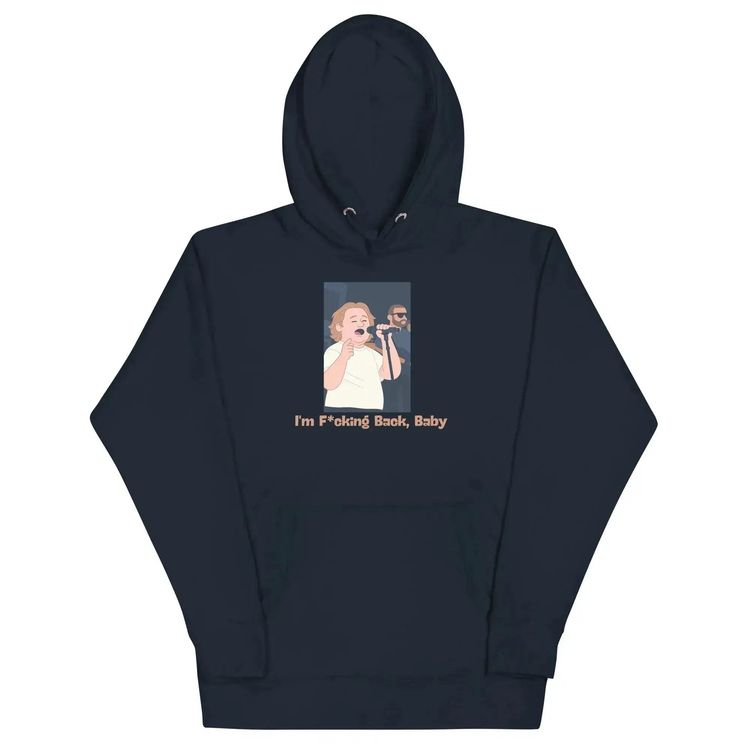 Immagine di Lewis Capaldi I'm Back Unisex White Graphic Artist Fan Gift Hoodie 6