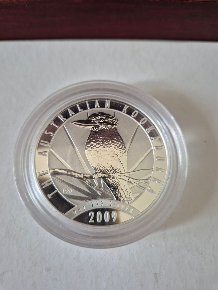 2oz .999 silver Australian Kookaburra Silver Coin