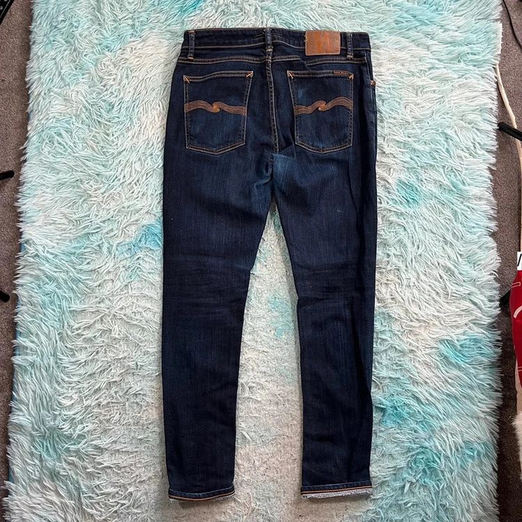 Navy Nudie Jeans Skinny Lin - W31 L30