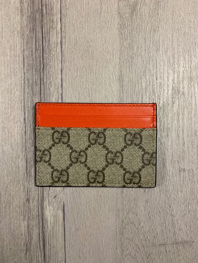 PORTACARTE GUCCI ARANCIONE NUOVO/NEW