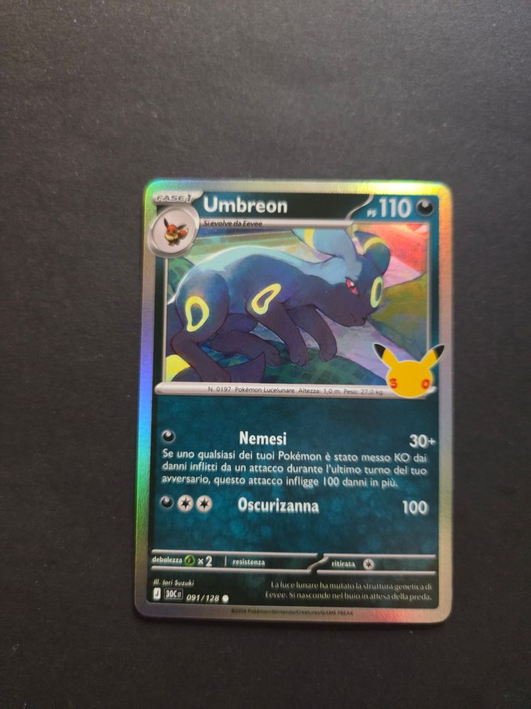 Umbreon 091/128 Trentesimo IT image 1