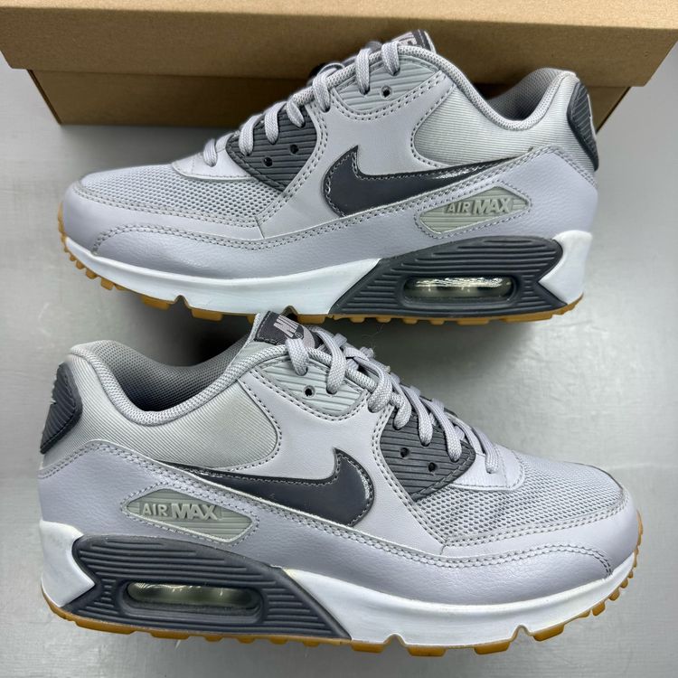 Nike Air Max 90 Size UK 4 Essential Wolf Grey Gum Women's Trainers 616730-024 image 6