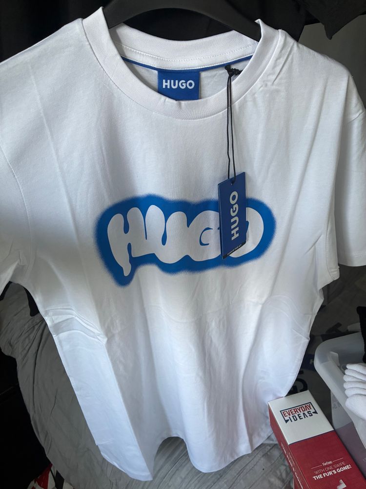 Hugo Boss Hugo White T-Shirt With Blue Logo product image