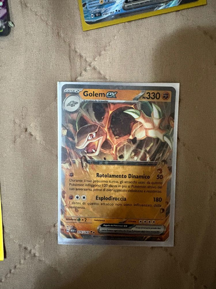 Golem Ex Pokémon Card obraz 1