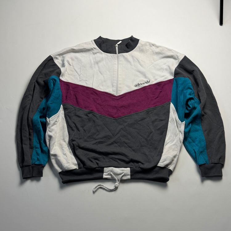 Adidas Colorblock Pullover Sweatshirt 2