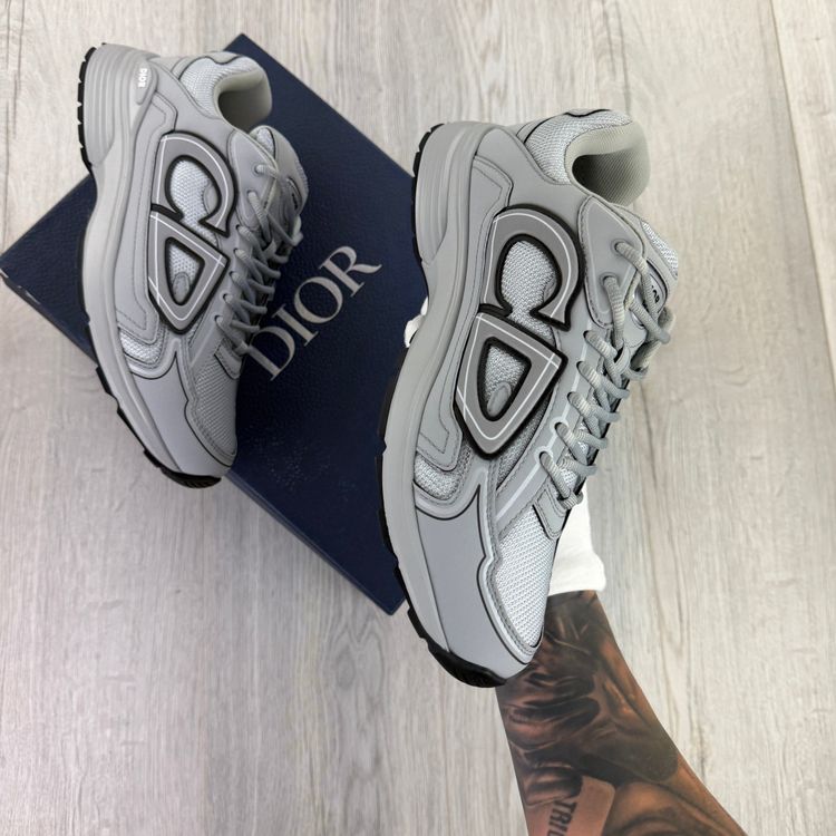 Dior B30 Men’s All Grey Trainers - 43 (Fit Uk 9) (Copy) imagen 4