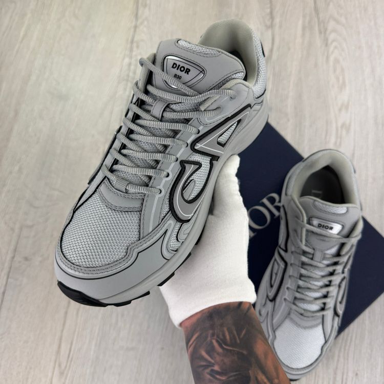 Dior B30 Men’s All Grey Trainers - 43 (Fit Uk 9) (Copy) imagen 10