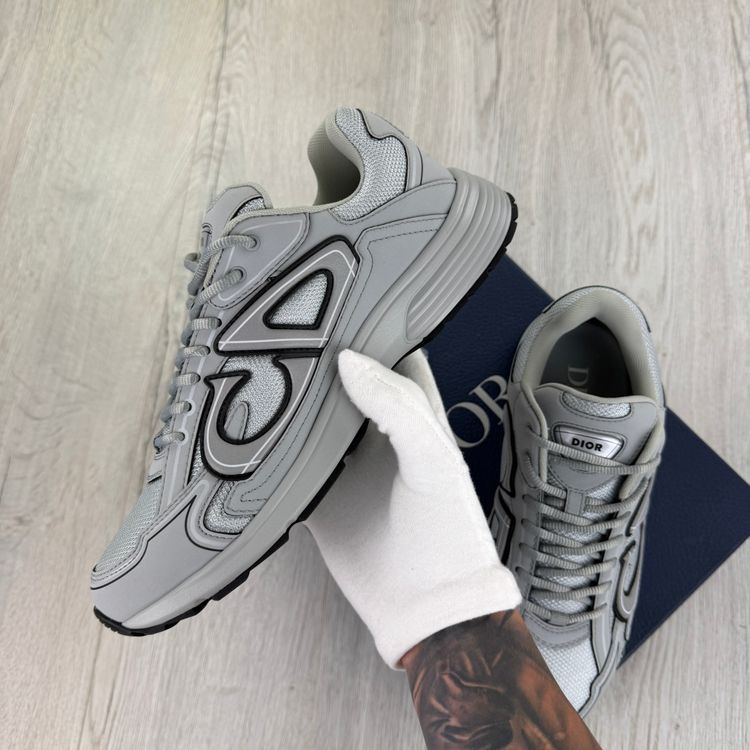 Dior B30 Men’s All Grey Trainers - 43 (Fit Uk 9) (Copy) imagen 3