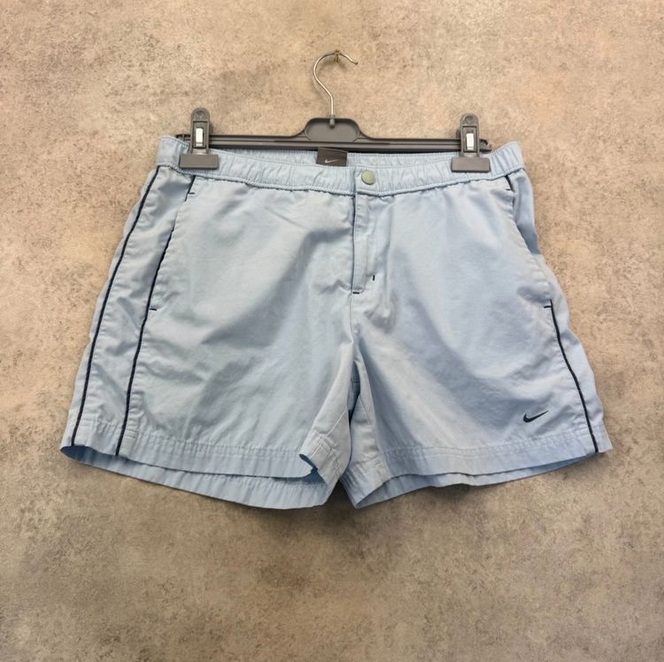 Nike Men's Retro Sports Shorts Light Blue Large Training Tennis Gym Athletic Sho