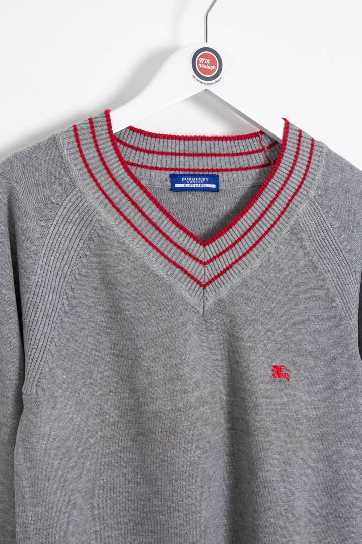 Immagine di Women's Burberry V Neck Jumper (S) 2