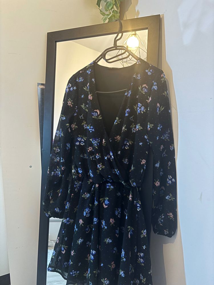 Other Black Floral Long Sleeve Dress product image