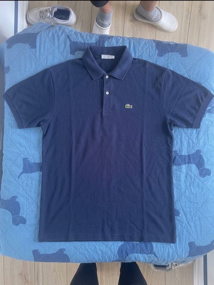 Lacoste Navy Blue Polo Shirt image 1