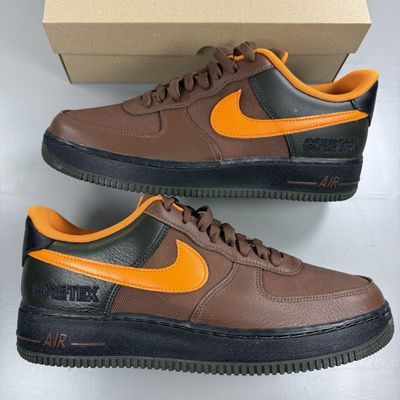 Size 9.5 - Nike Air Force 1 Low Gore-Tex Brown Bright Ceramic CK2630-201