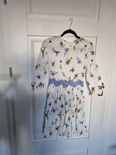 White Floral Dress