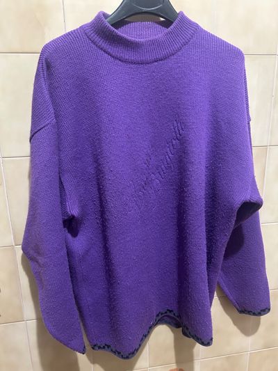 Purple Knitted Sweater