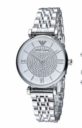 Emporio Armani AR1925 Silver Wristwatch for Women