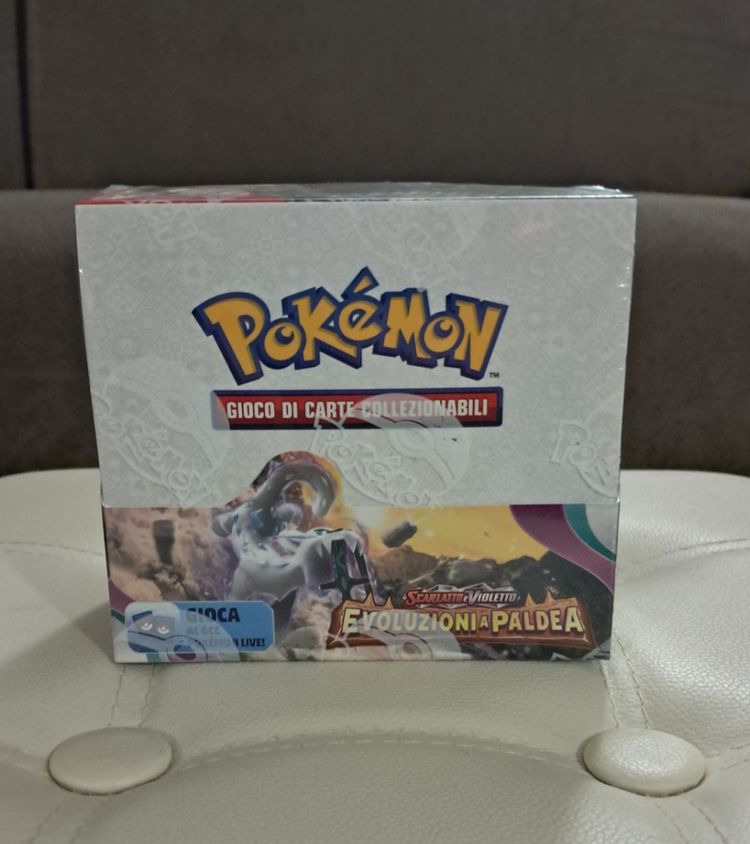 Pokémon Box sigillato di Evoluzioni A Paldea da 36 bustine ITA obraz 1