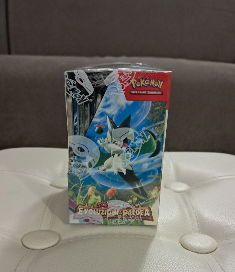 Pokémon Box sigillato di Evoluzioni A Paldea da 36 bustine ITA obraz 4