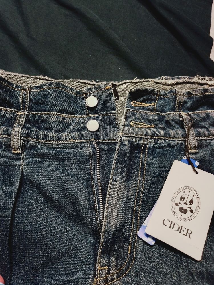 Cider Cider Wide-Leg Denim Jeans product image