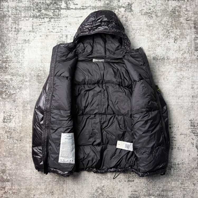 Stone Island Pertex Quantum Y Hooded Down Puffer Jacket (L) image 7