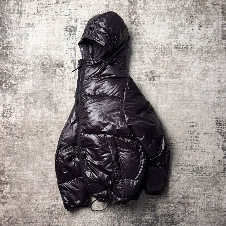 Stone Island Pertex Quantum Y Hooded Down Puffer Jacket (L) image 4