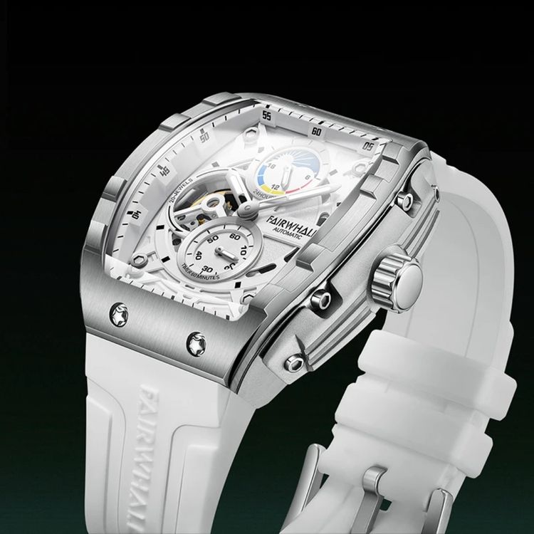 Mark Fairwhale Automatic Tourbillon moonphase Wristwatch 2