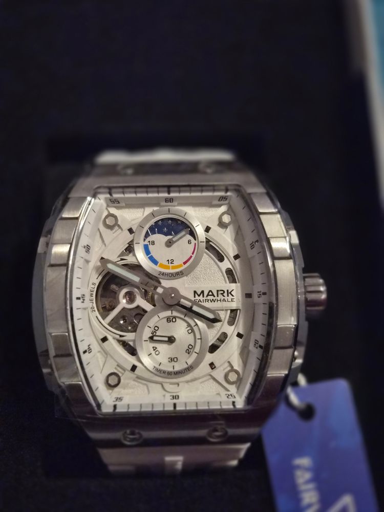 Mark Fairwhale Automatic Tourbillon moonphase Wristwatch 3