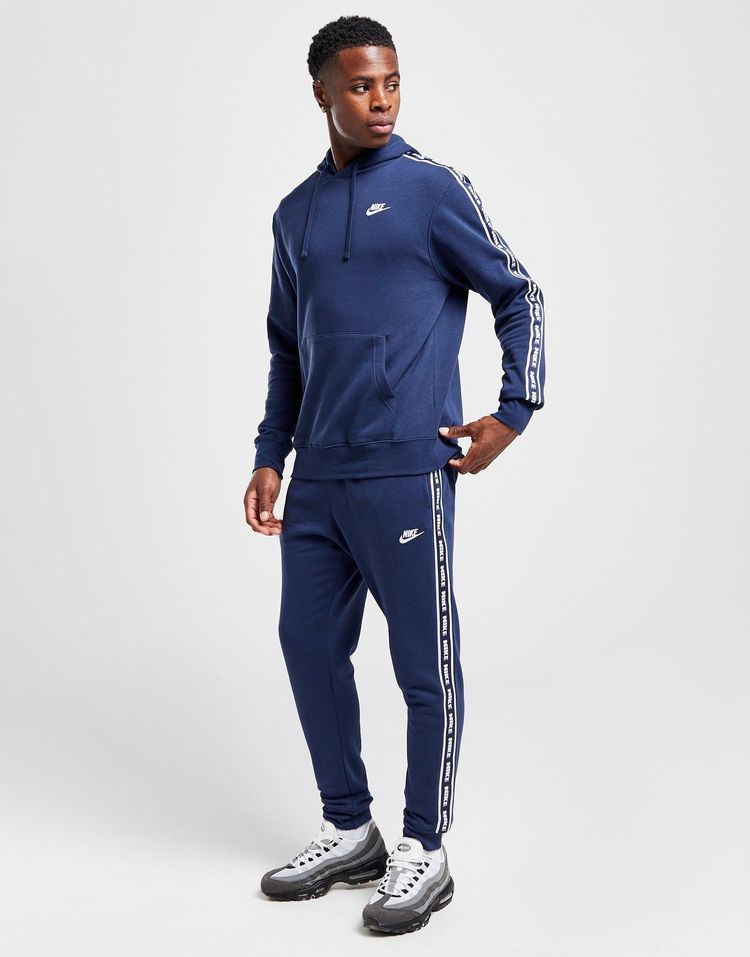 Nike Aries Club men's navy tracksuit with logo tape