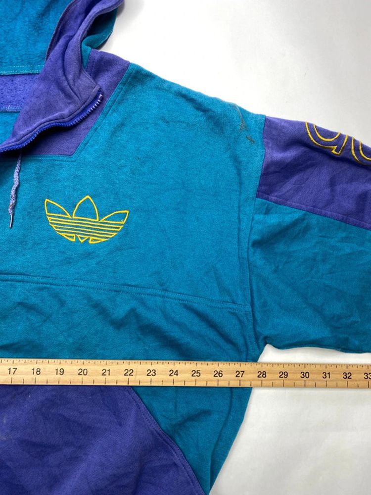 Vintage Adidas Women's Hoodie Sweatshirt obraz 13