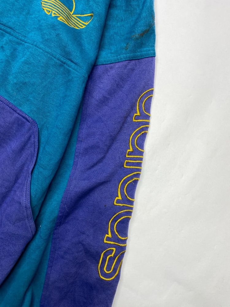 Vintage Adidas Women's Hoodie Sweatshirt obraz 9