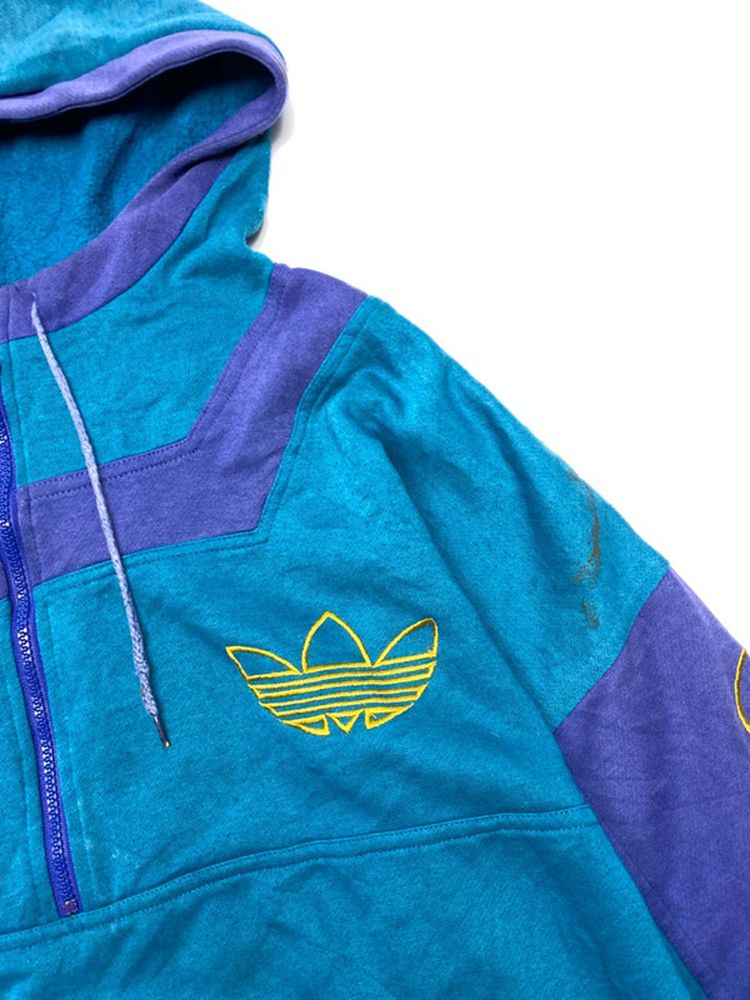 Vintage Adidas Women's Hoodie Sweatshirt obraz 4