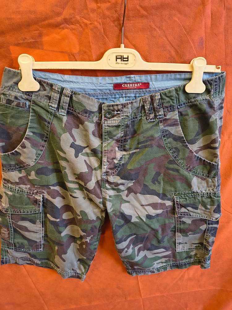 Carrera Camouflage Cargo Shorts