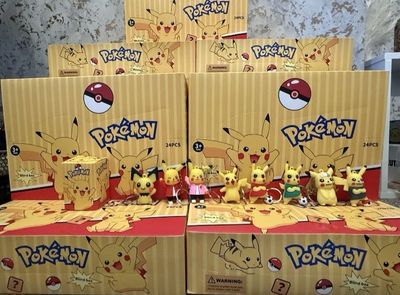 Pokémon Pikachu Collectible Figures x 2