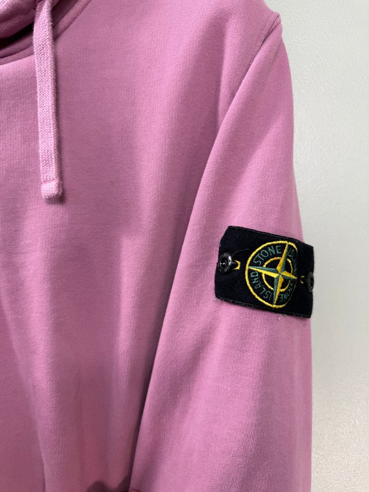 Stone Island Pink Hoodie imagen 4