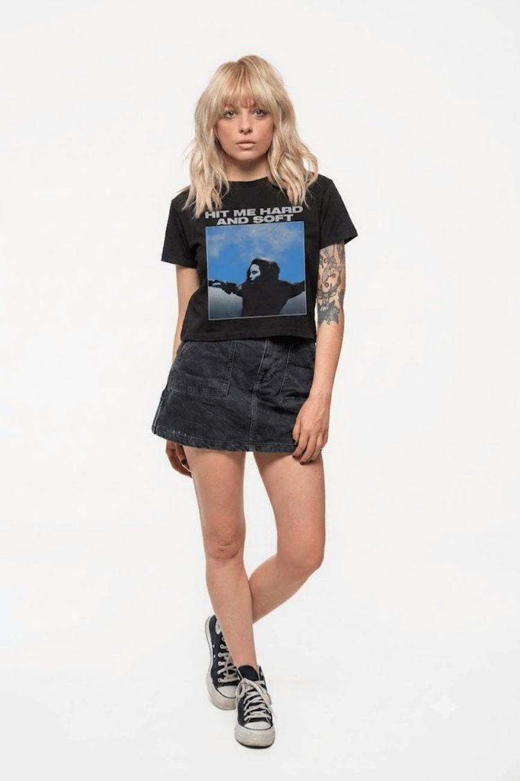 Billie Eilish HMHAS Tracklist Crop Top image 2