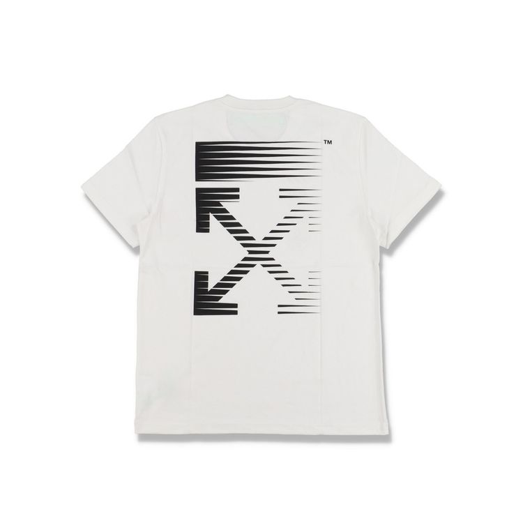 Off-White White Special Edition Racing Arrows Logo T-Shirt