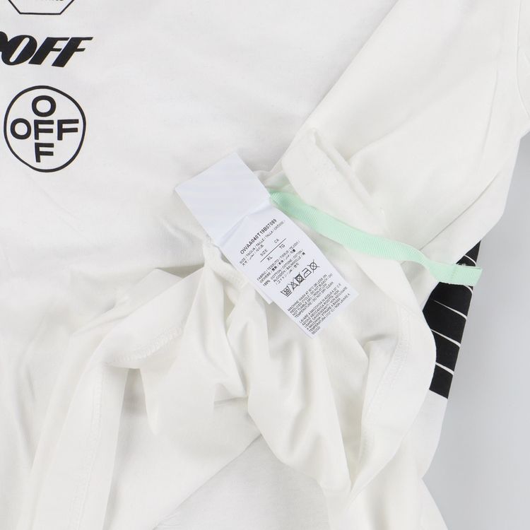 Off-White White Special Edition Racing Arrows Logo T-Shirt image 5