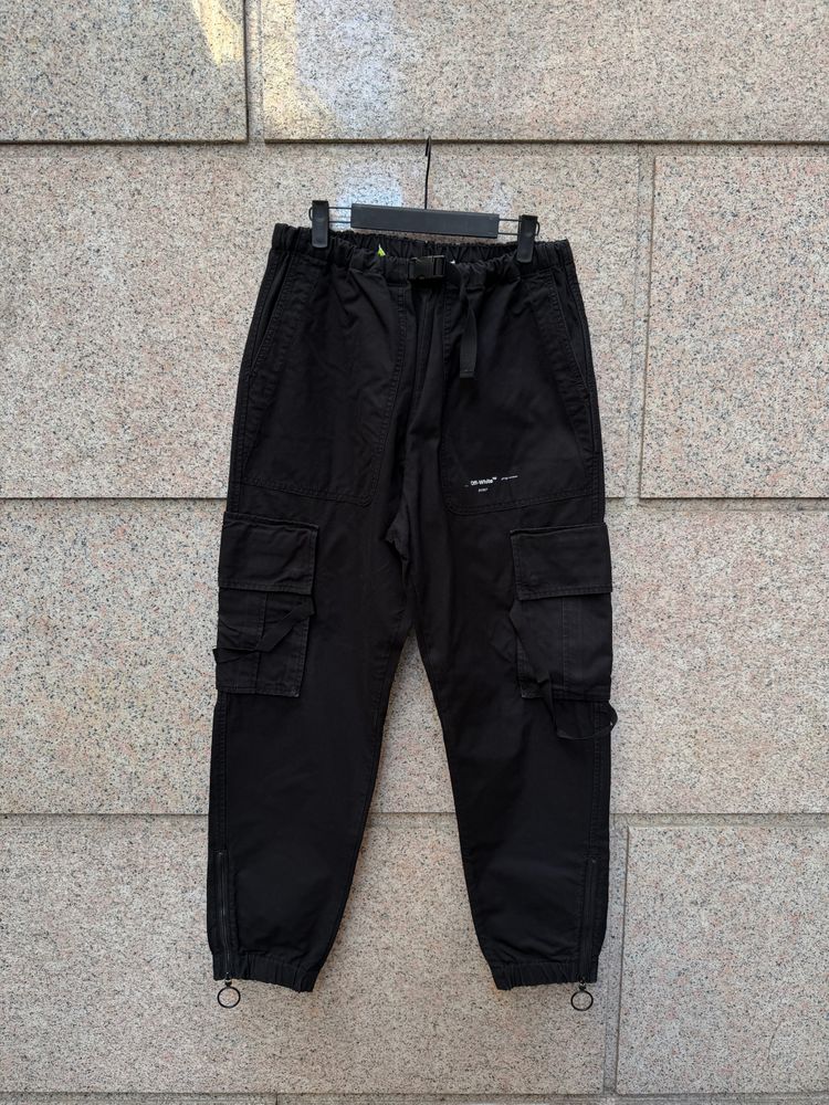  off white Black Cargo Pants L