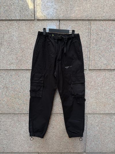 off white Black Cargo Pants L