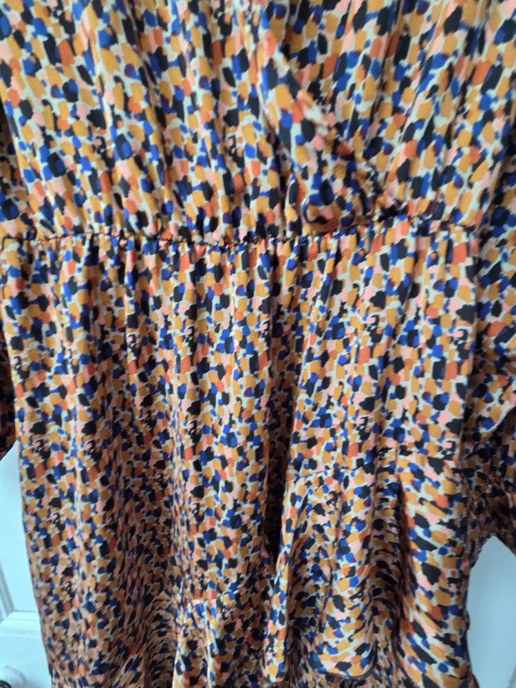Girls On Film Patterned Long Sleeve Dress 4