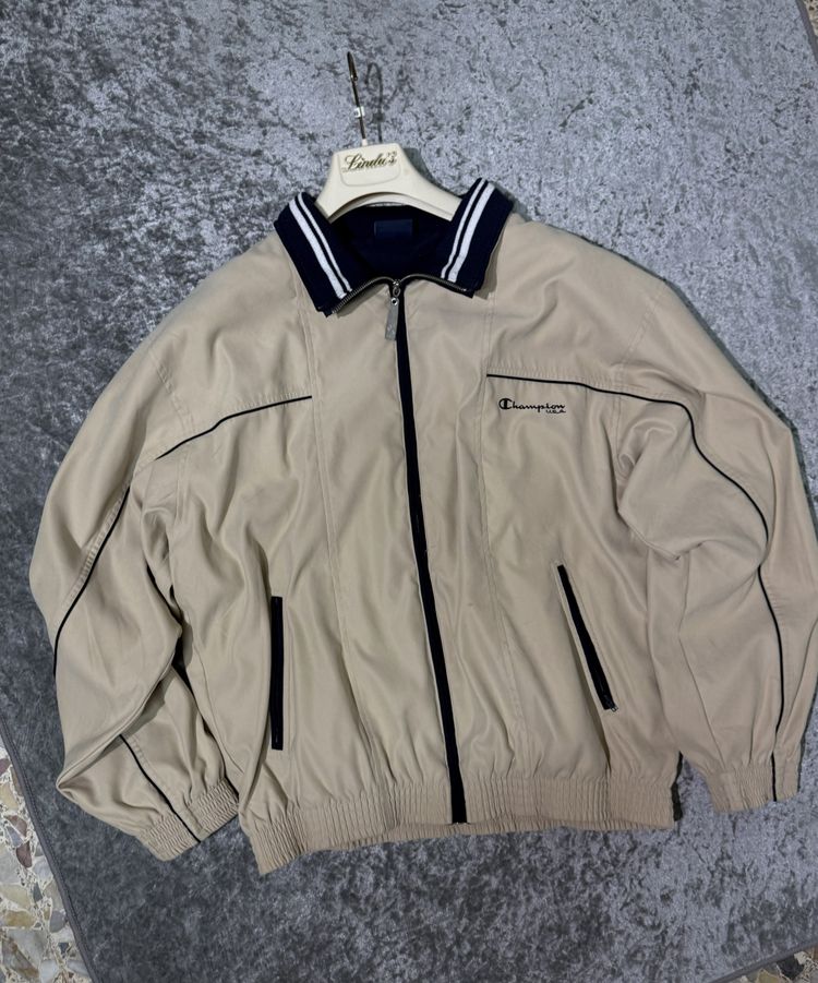 Champion Beige Zip-Up Jacket