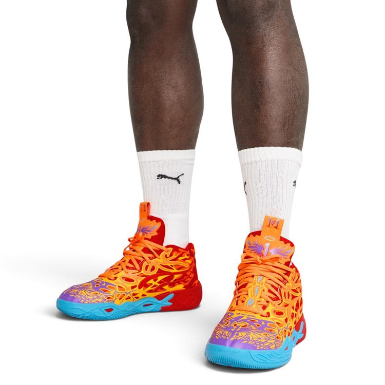PUMA MB.04 Phoenix Men's Basketball Shoes Orange Glow 311308-01 image 3