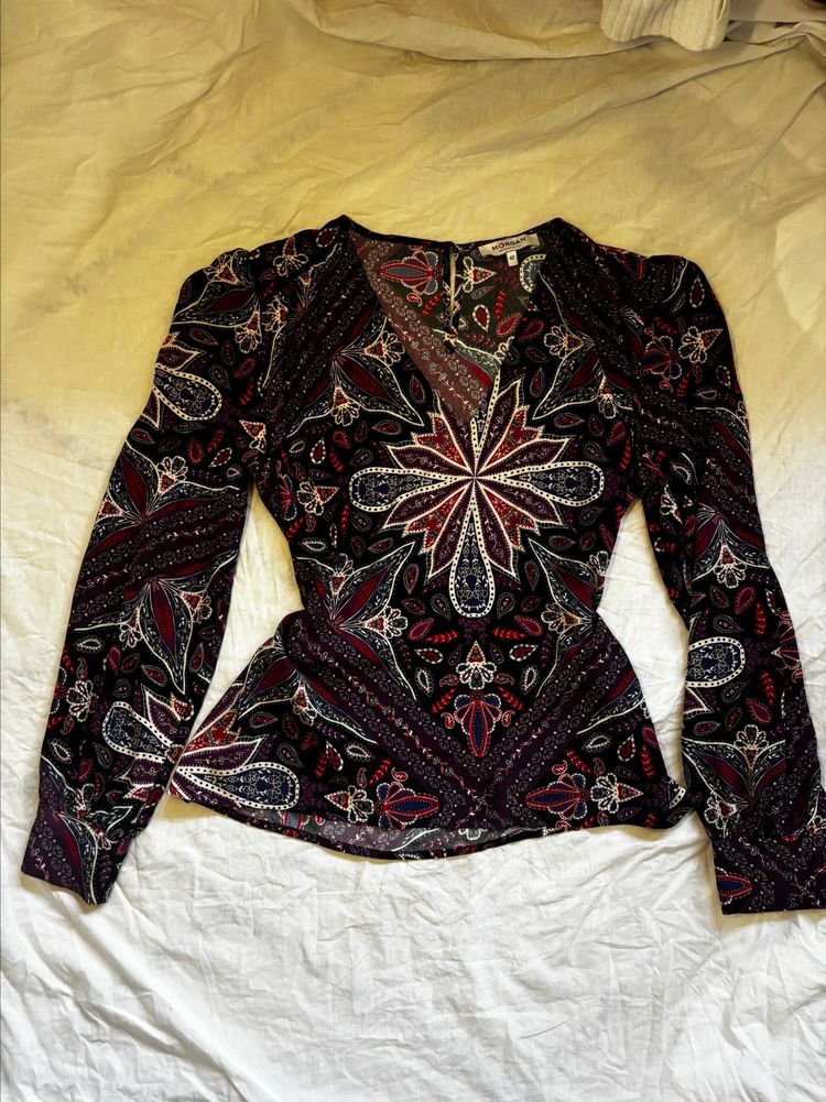 Morgan De Toi Long Sleeve Patterned Top product image