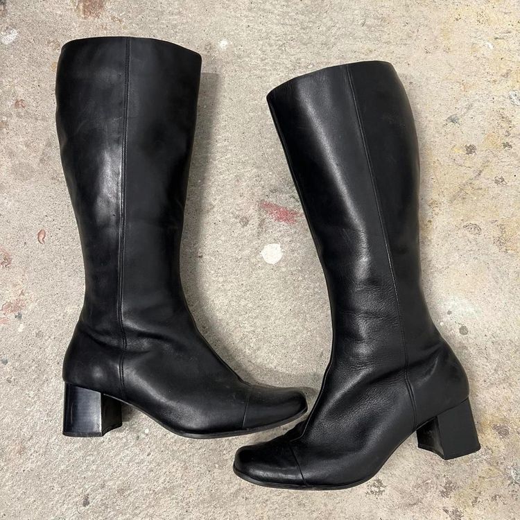 Other Black Leather Knee-High Boots product image