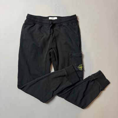 Stone Island Black Joggers - Small