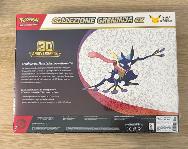 Immagine di Pokémon Collezione Greninja Ex 30Th Anniversary Card Set 2