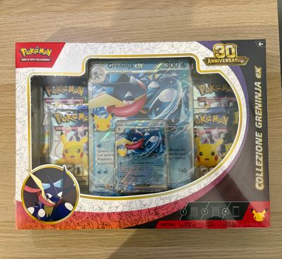 Pokémon Collezione Greninja Ex 30Th Anniversary Card Set