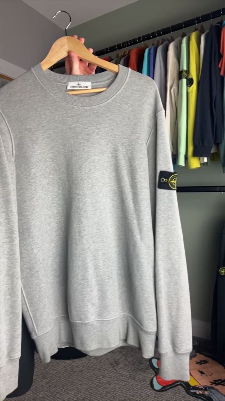 Stone Island grey stone island jumper Large product image