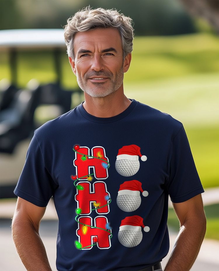 Ho-Ho-Hole in One! Santa Golf t-shirt AU image 7